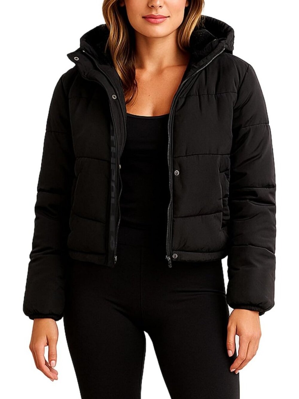 Cropped Insulated Puffer Jacket for Women - Quilted Coat (S-XL) - Warm & Stylish